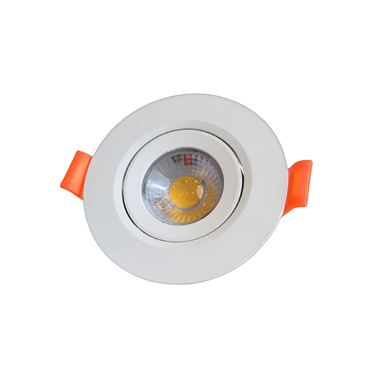 White COB ceiling light 5 watt by NJS Smart Living brand on a white background