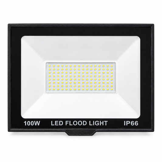 NJS 100W LED Flood Light IP66 – Waterproof High-Power Outdoor Lighting