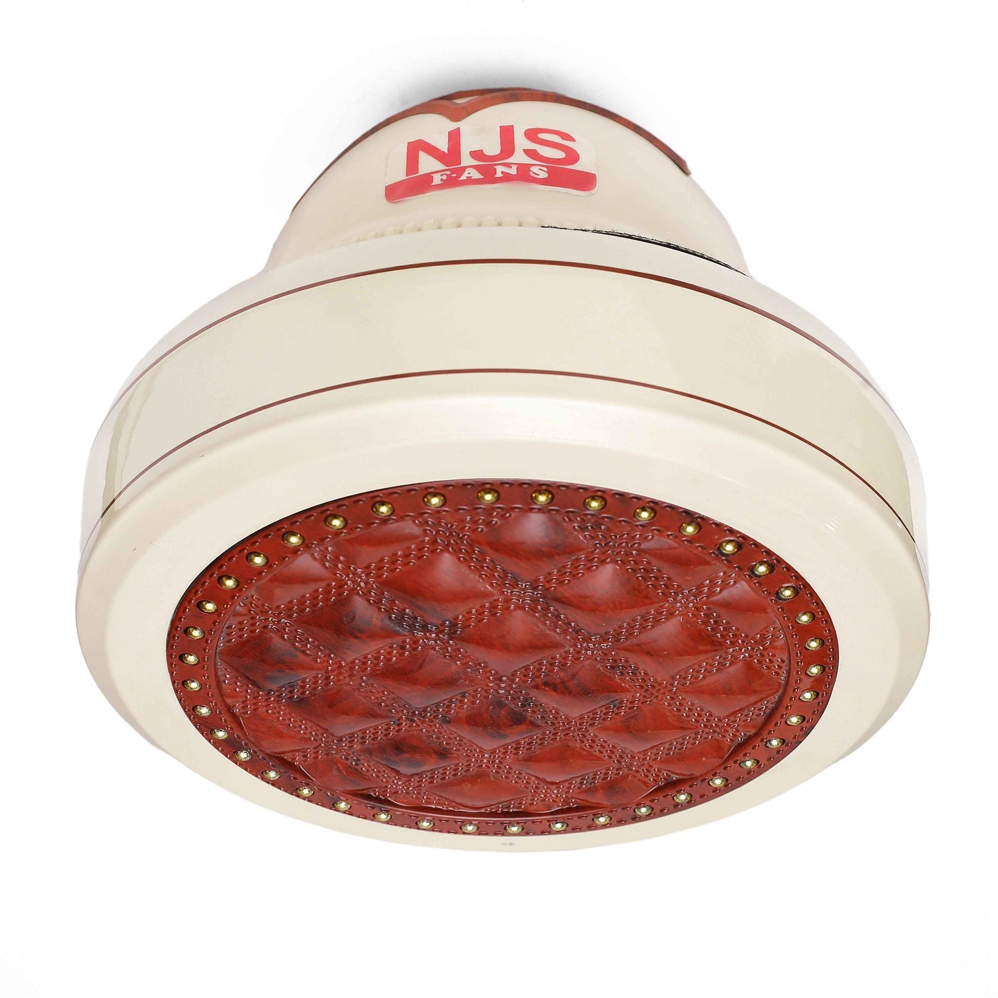 NJS Florance AC/DC Ceiling Fan - 55 Watt Energy Saving - Dark Wood Color