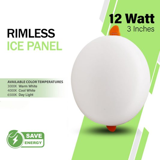NJS 12-Watt Rimless Downlight Round - Sleek Design