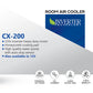 Climax CX-200 Inverter Room Air Cooler – 75L Tank – Honeycomb Pad