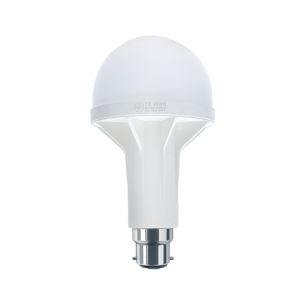 NJS 12-Watt LED Light Bulb - B22 Bayonet Cap - Energy Saving