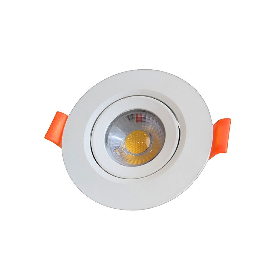 White COB ceiling light 5 watt by NJS Smart Living brand on a white background