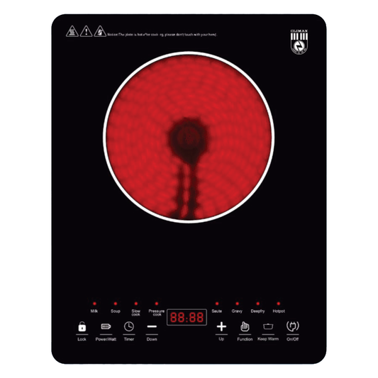 Climax CX-HP02 Infrared Cooker – 2000W Multi-Intelligent Electric Stove | Smart Ceramic Cooking Plate