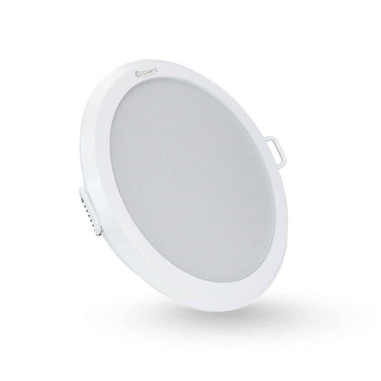 Coarts Ergo 7W-12W LED downlight close-up showing premium bezel and architectural finish