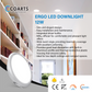 Coarts Ergo 12W LED recessed downlight with premium architectural finish for modern homes and offices in Pakistan