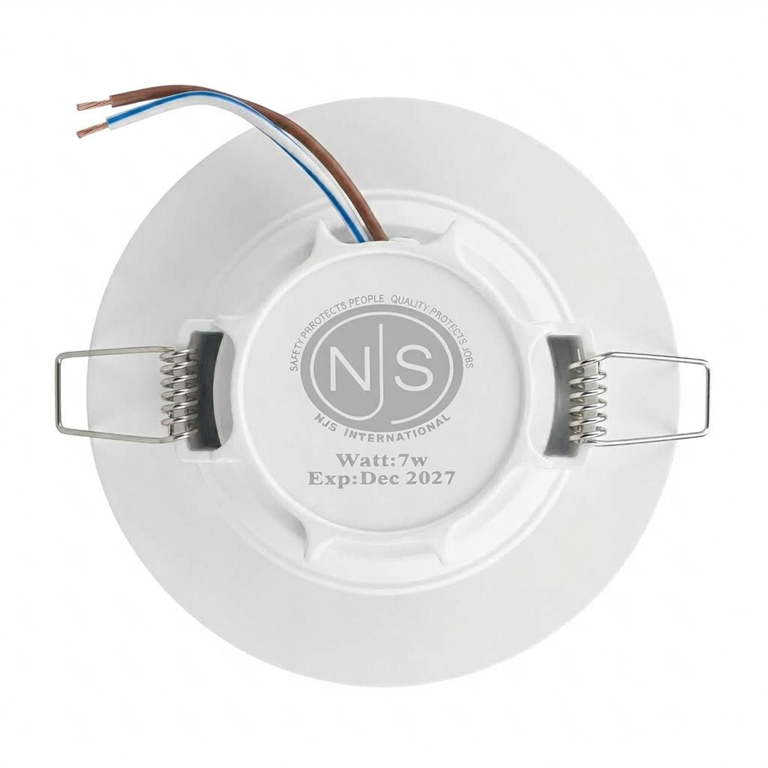 NJS Executive 7W LED Downlight – Round Recessed Ceiling Light