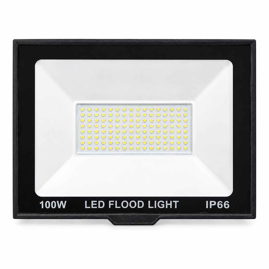NJS 100W LED Flood Light IP66 – Waterproof High-Power Outdoor Lighting