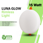 Luna Glow rimless ceiling light 15 watt with energy saving
