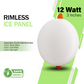 NJS 12-Watt Rimless Downlight Round - Sleek Design