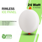 NJS 24-Watt Rimless Downlight Round - Sleek Design