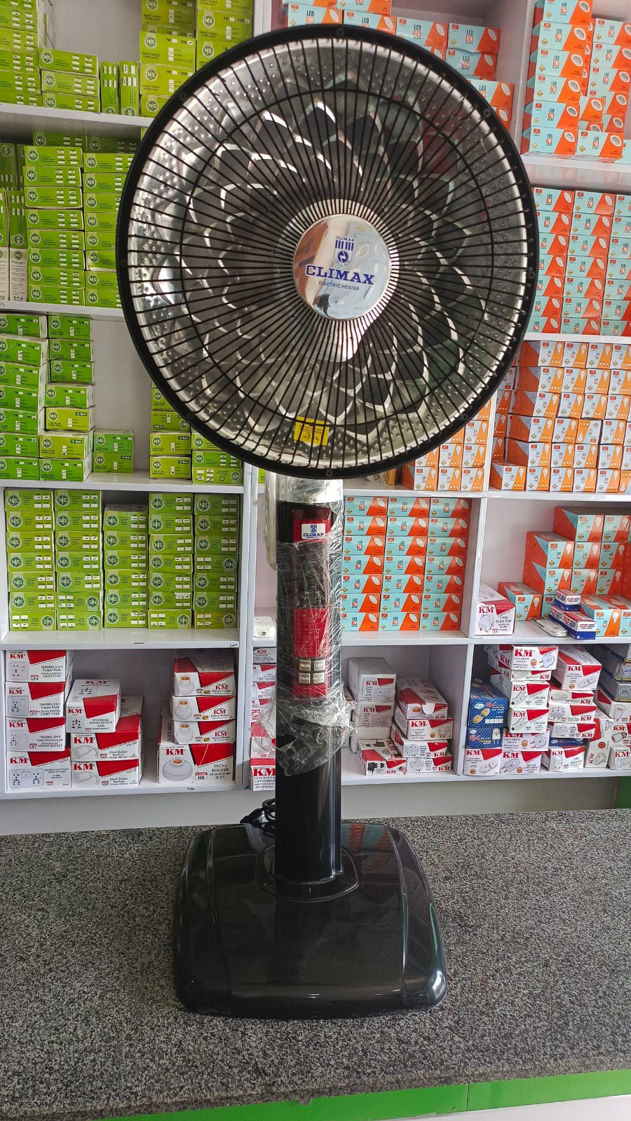 Climax CX-H06 Electric Sun Heater – 17" Dish, 1000W Remote Control | Premium Halogen & Dish Heater