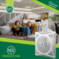 NJS 2x2 Ceiling Fan – Stylish Cooling for False Ceilings & Commercial Spaces